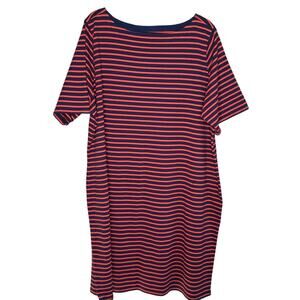 Ladies Universal Standard Belle Breton Striped Jersey Dress Size XL (26-28)